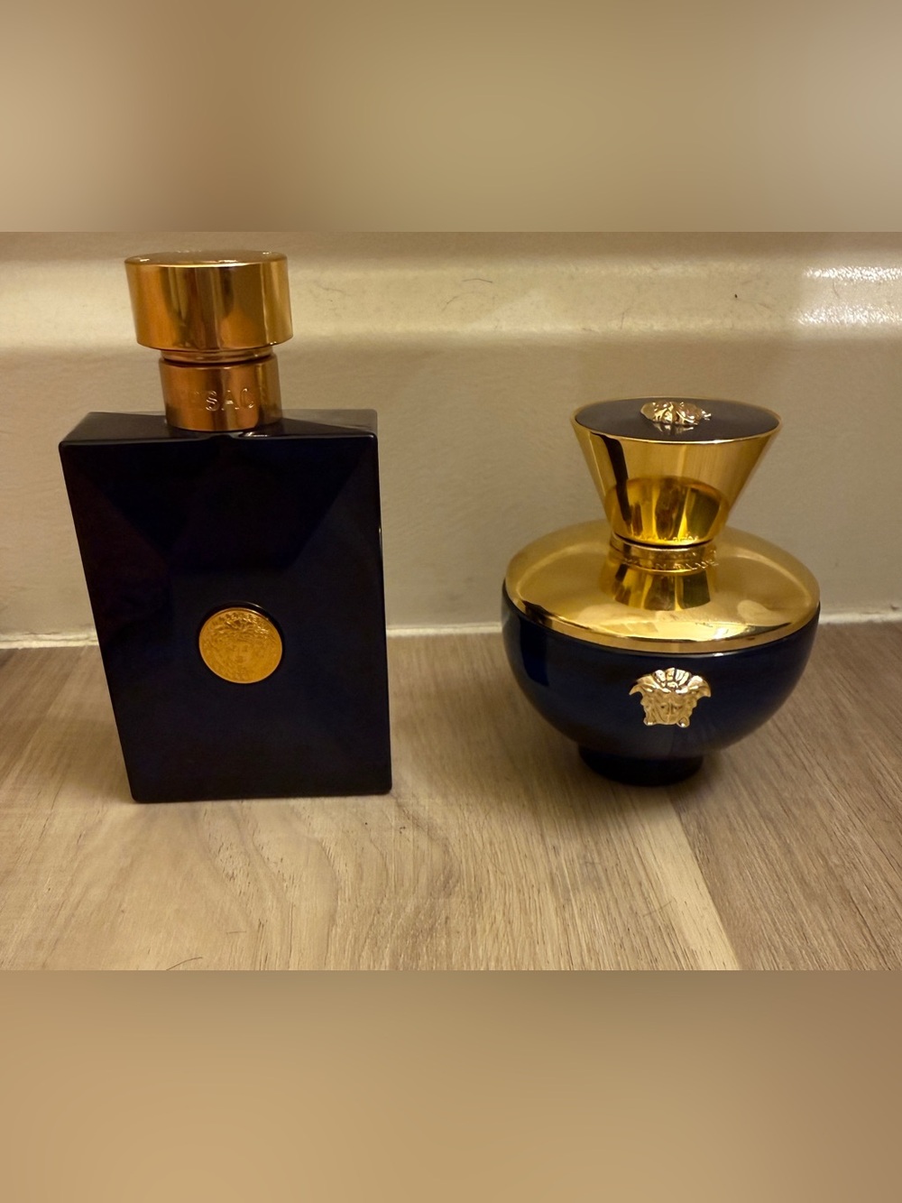 SET OF 2: His and Her Versace Dylan Blue